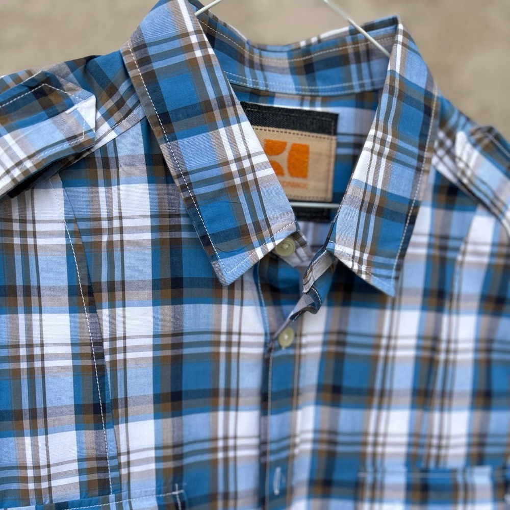 NW Hugo Boss Orange 💯 Cotton Flannel Dress Shirt Sz L